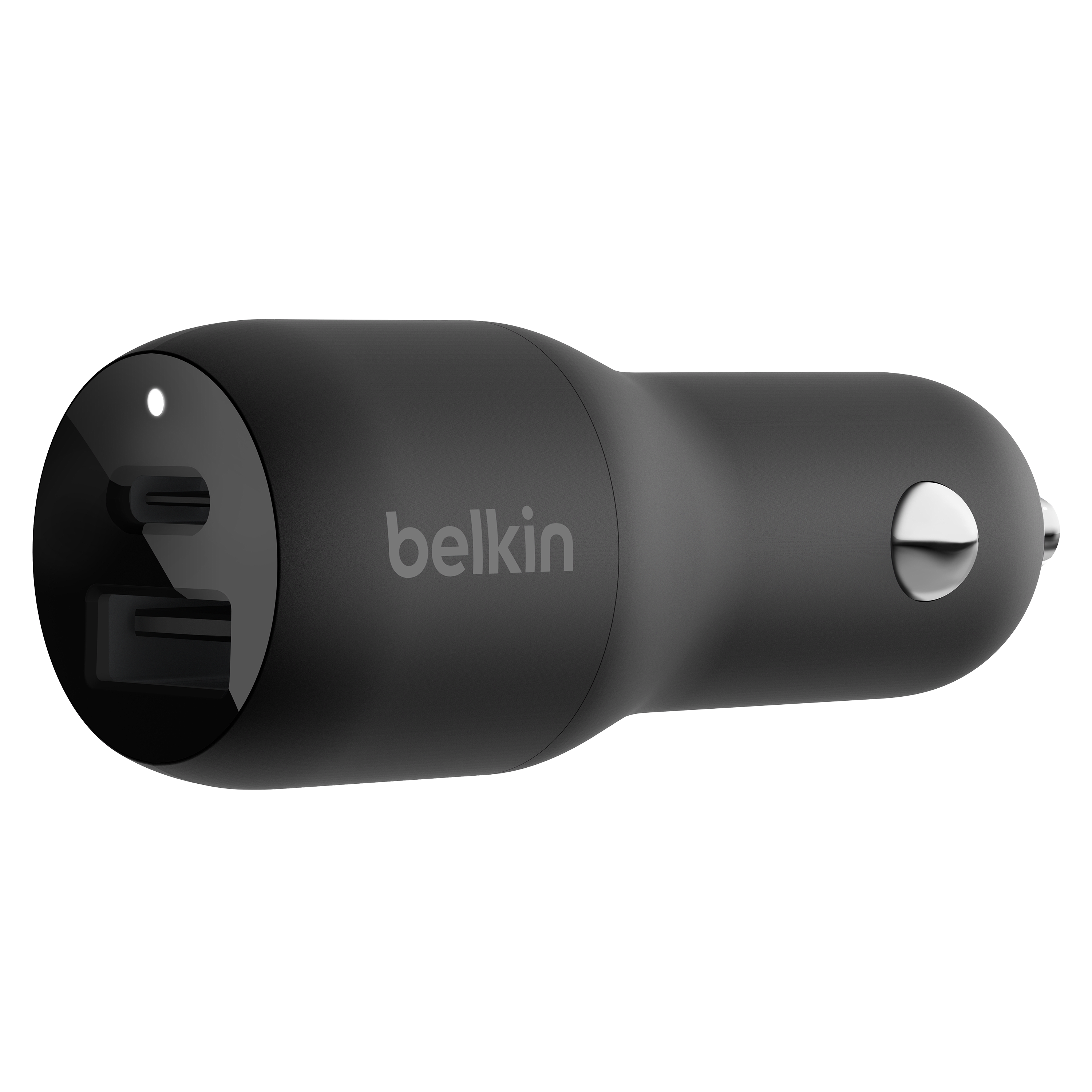 Belkin - Boost Up Charge Dual Port Usb A Pd Car Charger 37w With Pps - Black