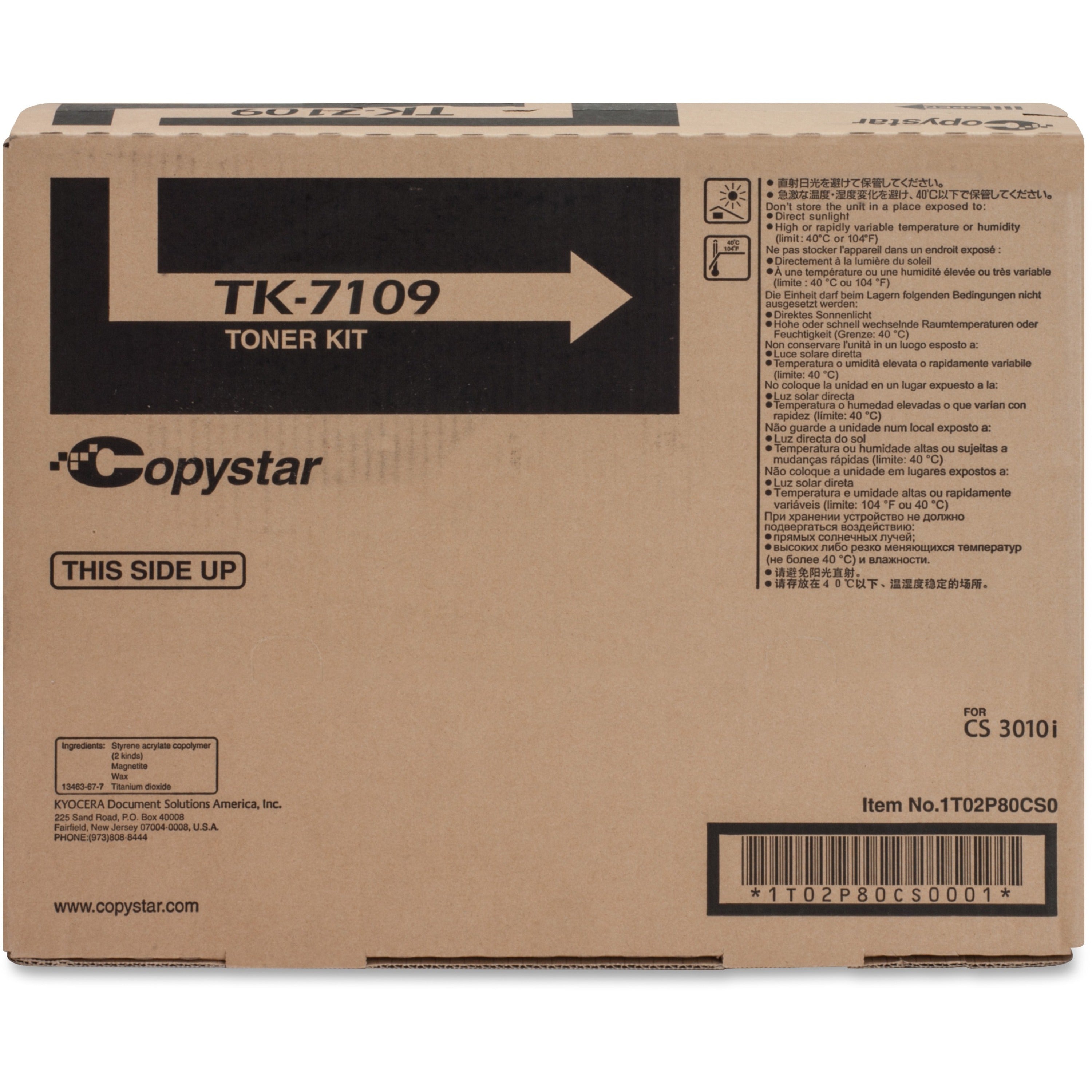 Copystar TK7109 Original Toner Cartridge, Black