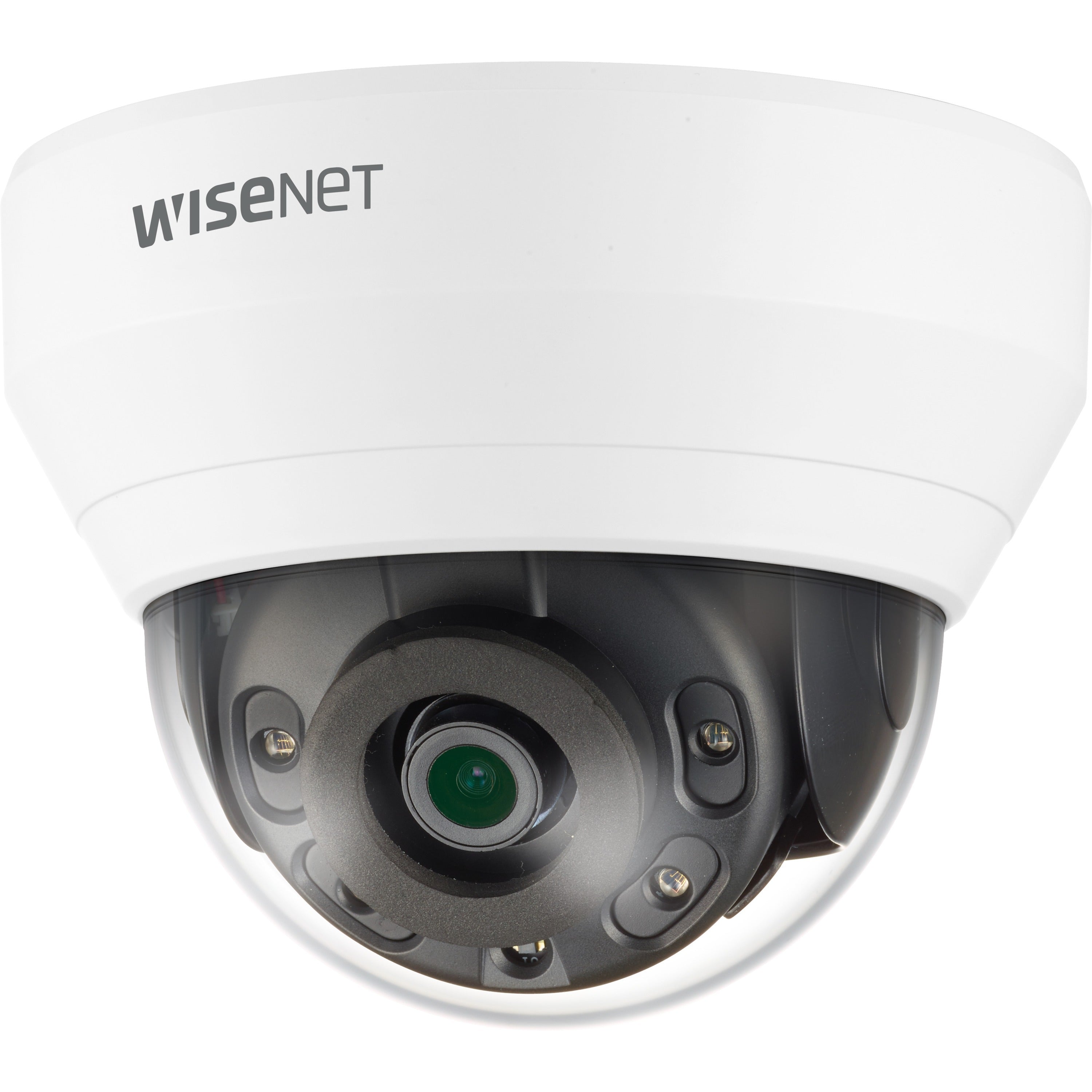 HANWHA Wisenet QND-6012R 2 Megapixel Indoor Full HD Network Camera - Color, Monochrome - Dome - White, 2.8 mm, QND6012R, Wired