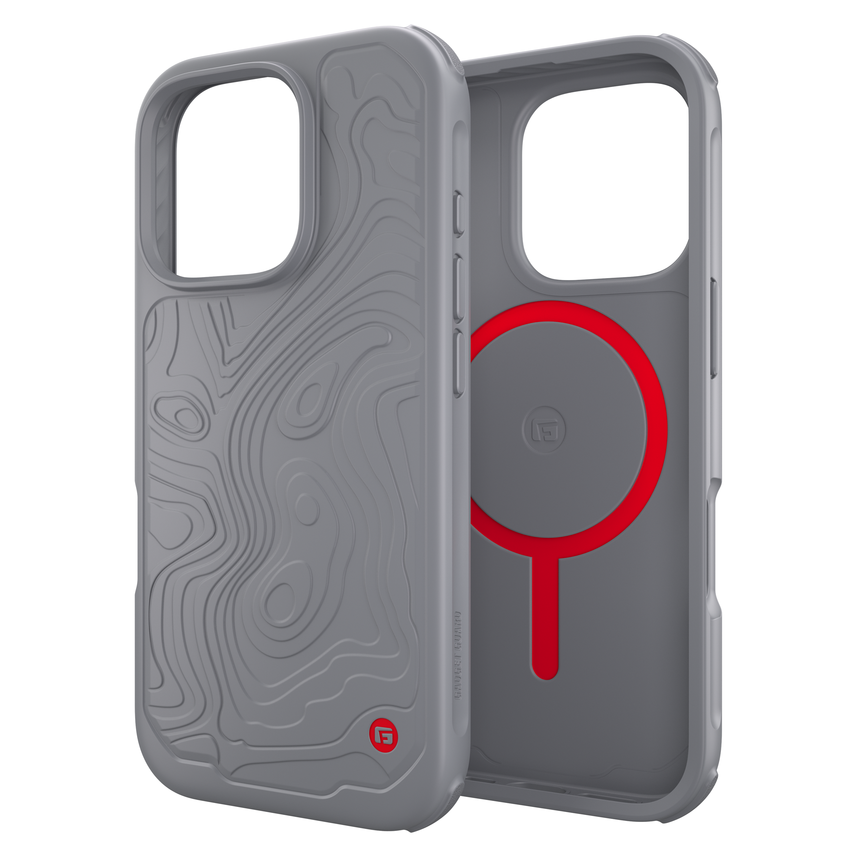 Gadget Guard - Trek Magsafe Case With G-form Protection For Apple Iphone 16 Pro - Anthracite