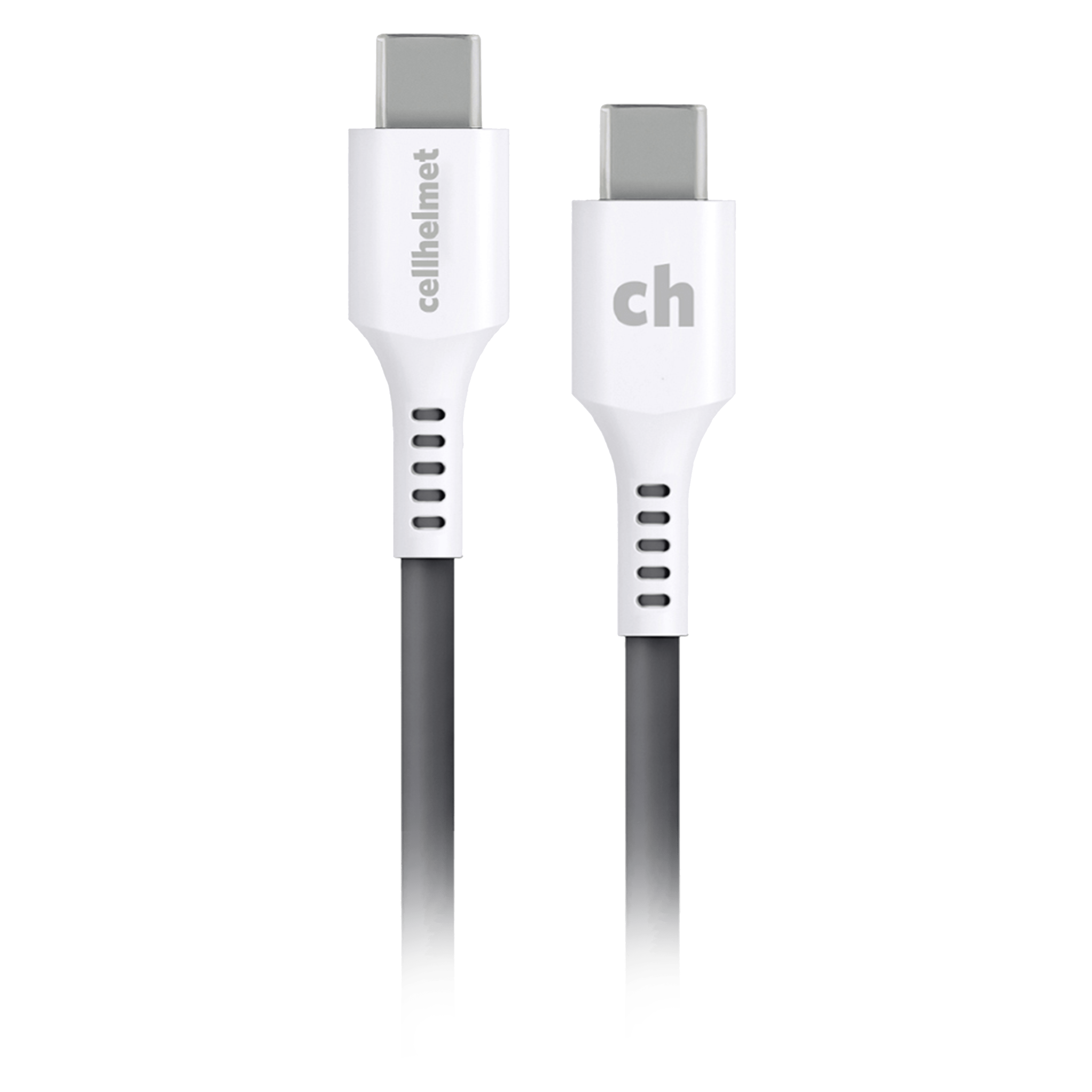 Cellhelmet - Type C To Type C Round Cable 3ft - Gray