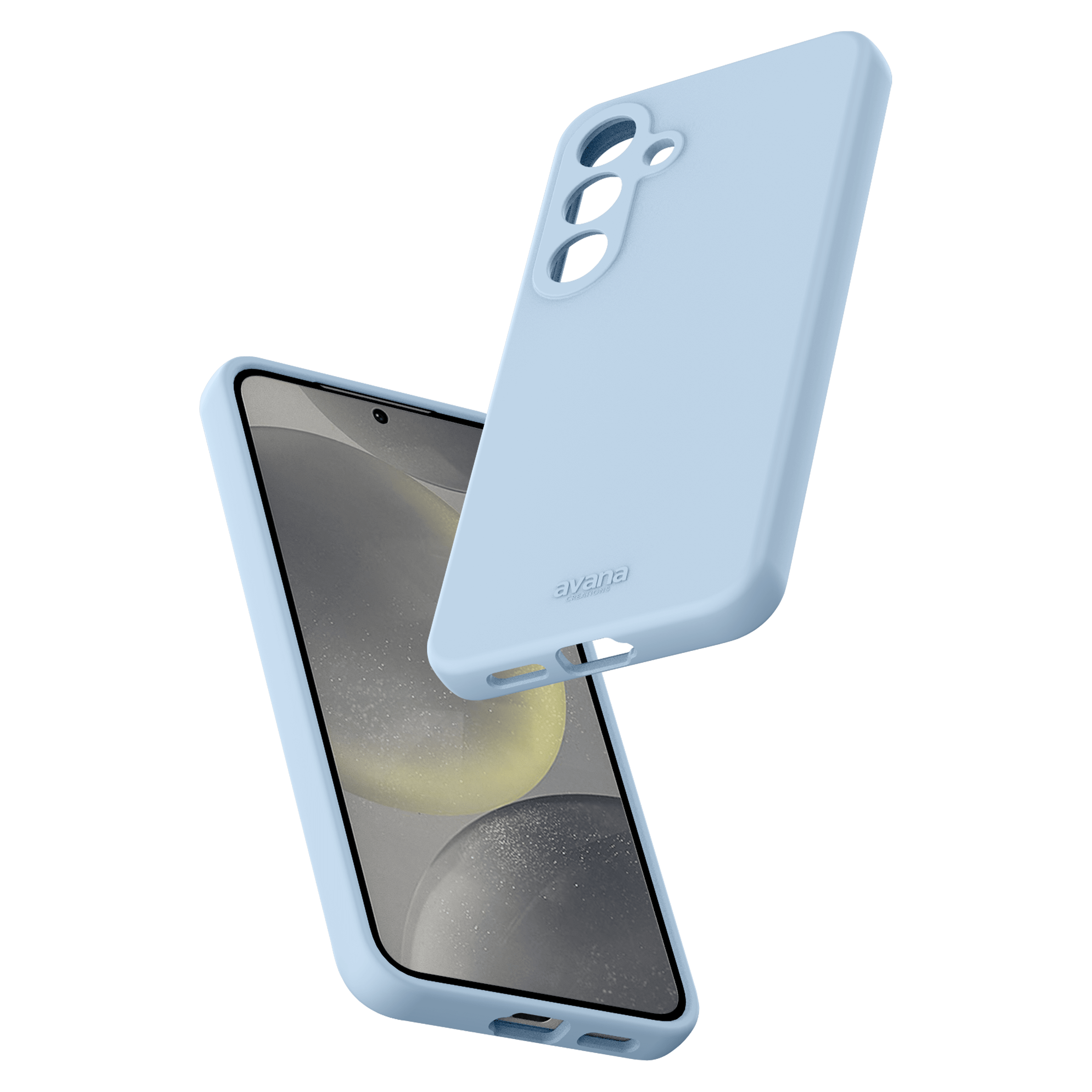 Avana - Velvet Magsafe Case For Samsung Galaxy S25 Plus - Sky