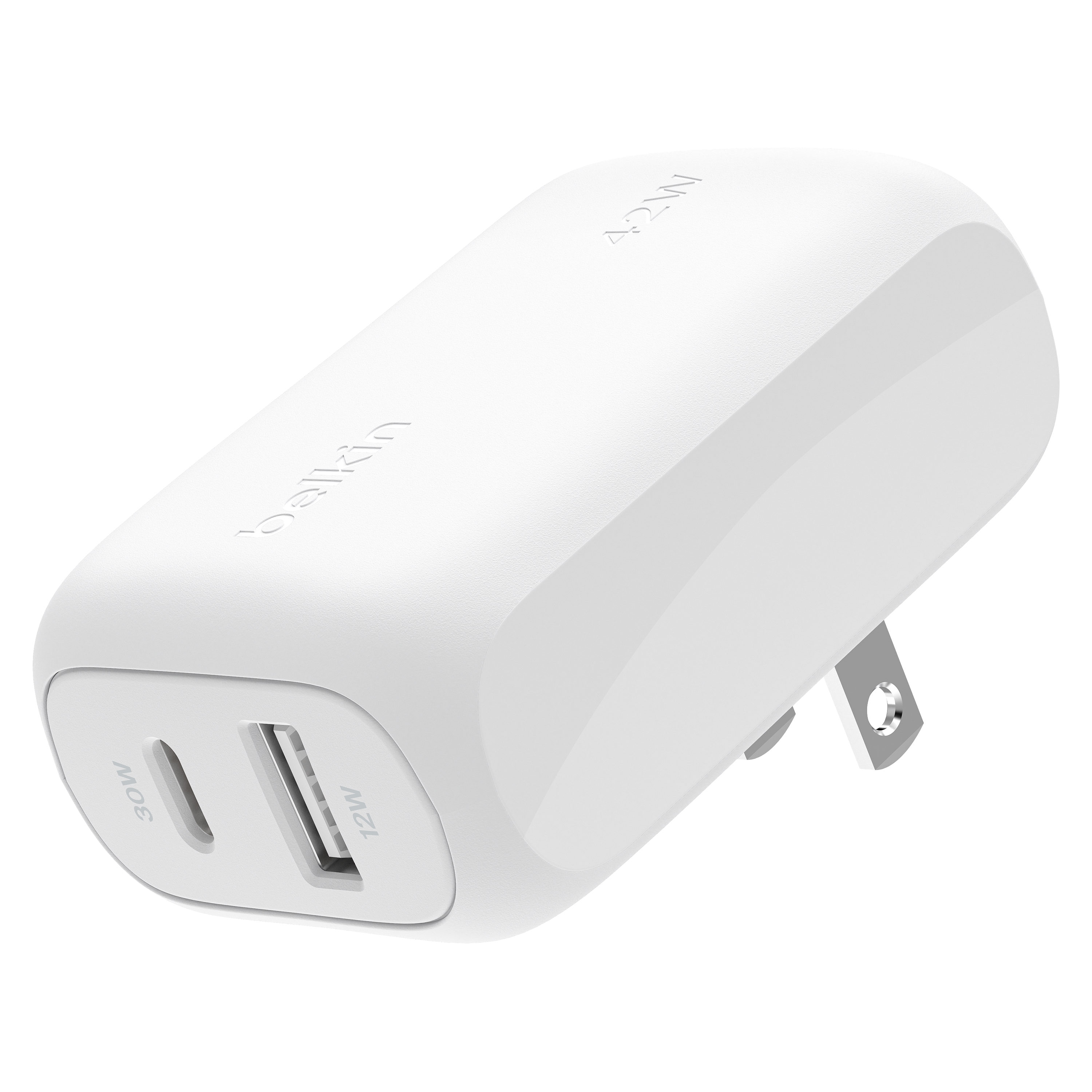 Belkin - Boostcharge Dual Wall Charger Pd 42w - White