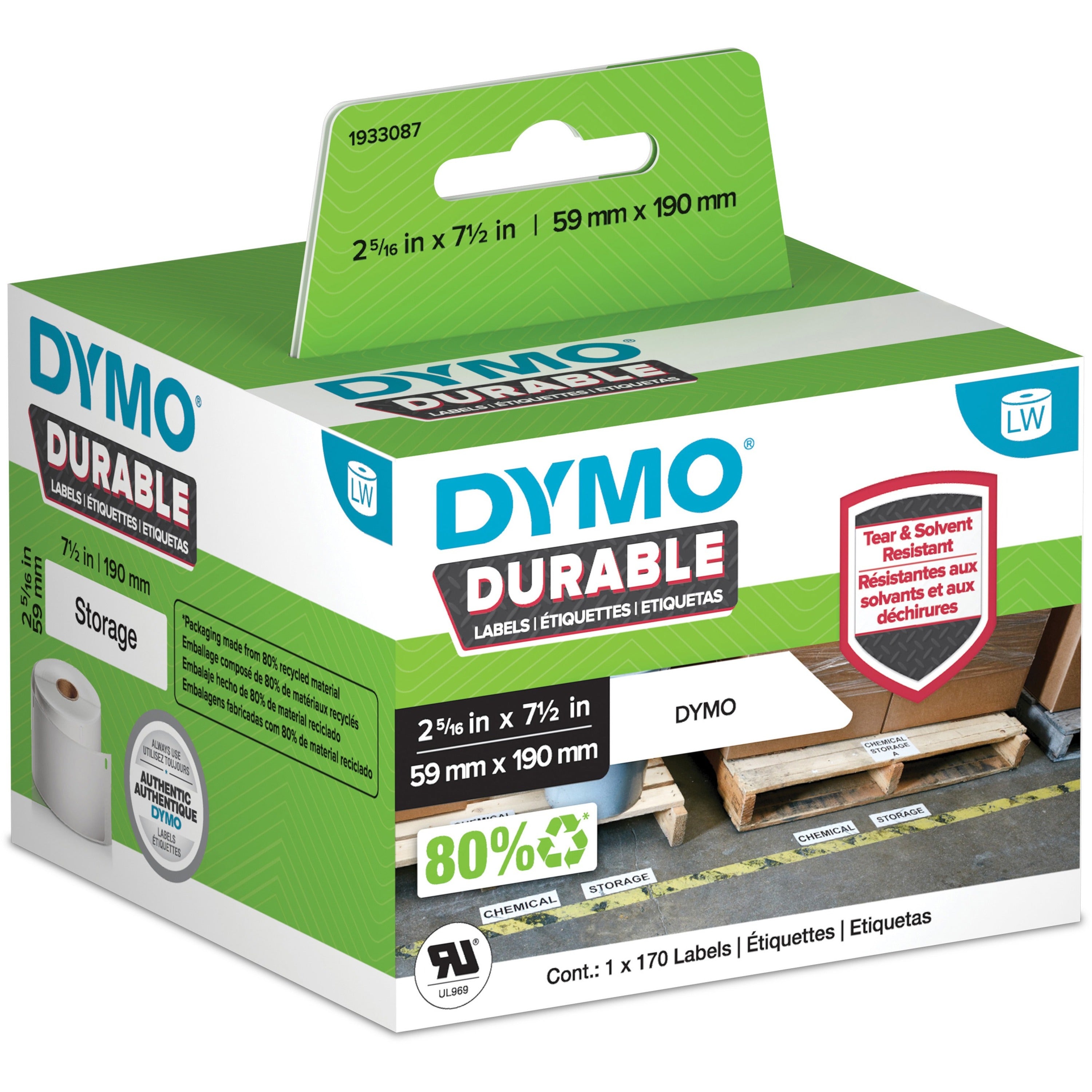 Dymo ID Label, White