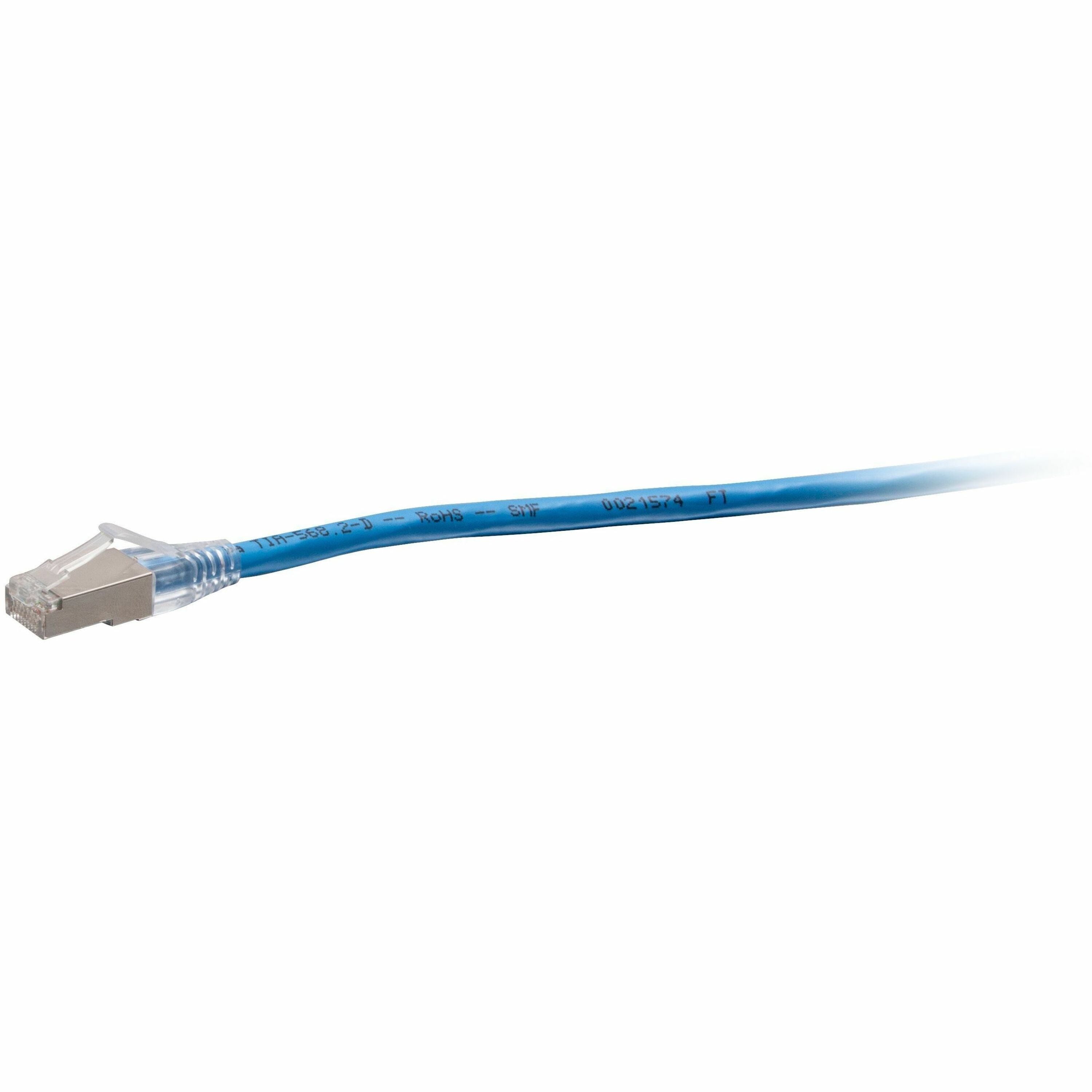 Legrand C2G F-Series Cat.6a Patch Network Cable - 100ft - copper, Male, 5 ft, gold, C2G43817, rf, RJ45