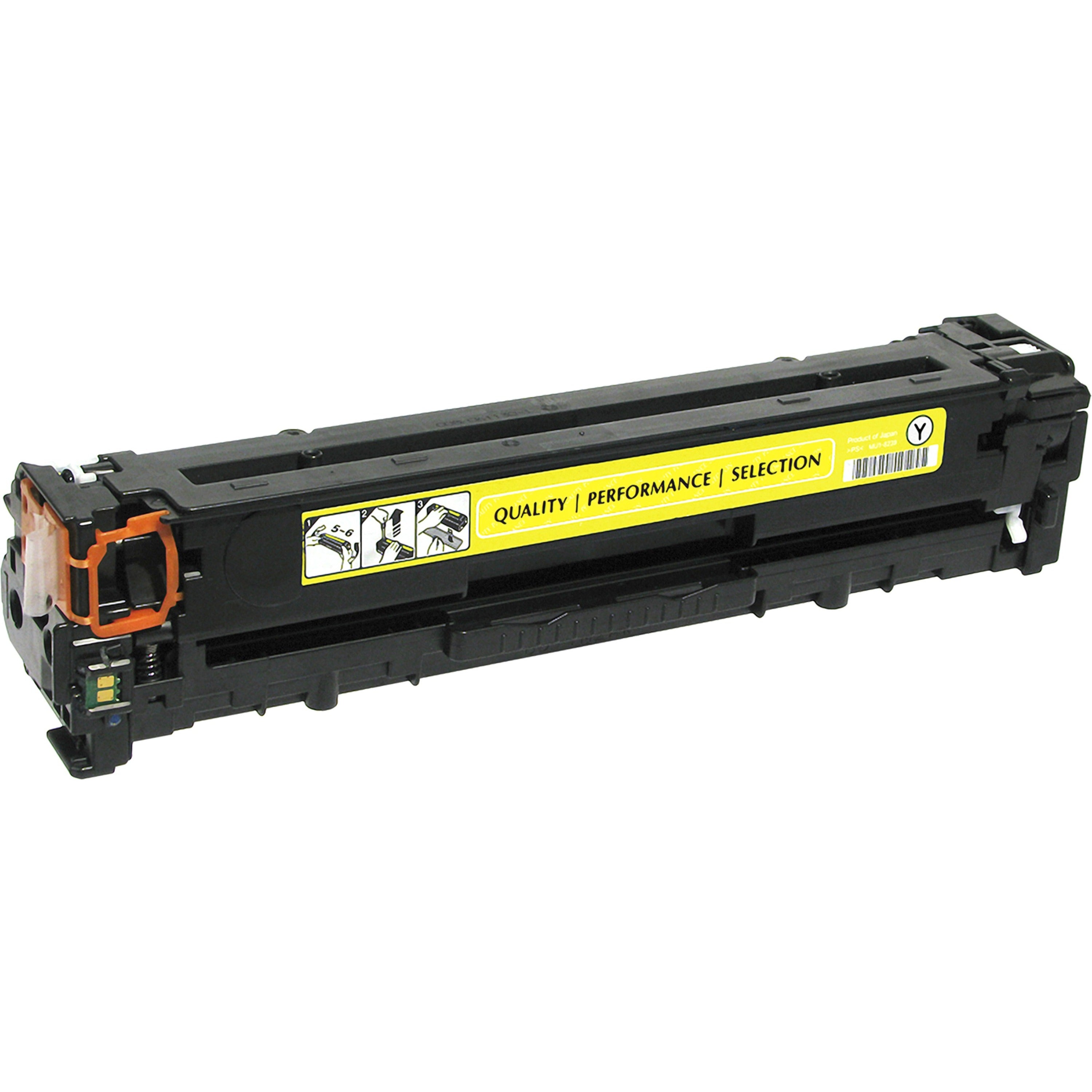 V7 THY21215 Laser Toner Cartridge (CB542A, 1977B001AA) - Yellow Pack