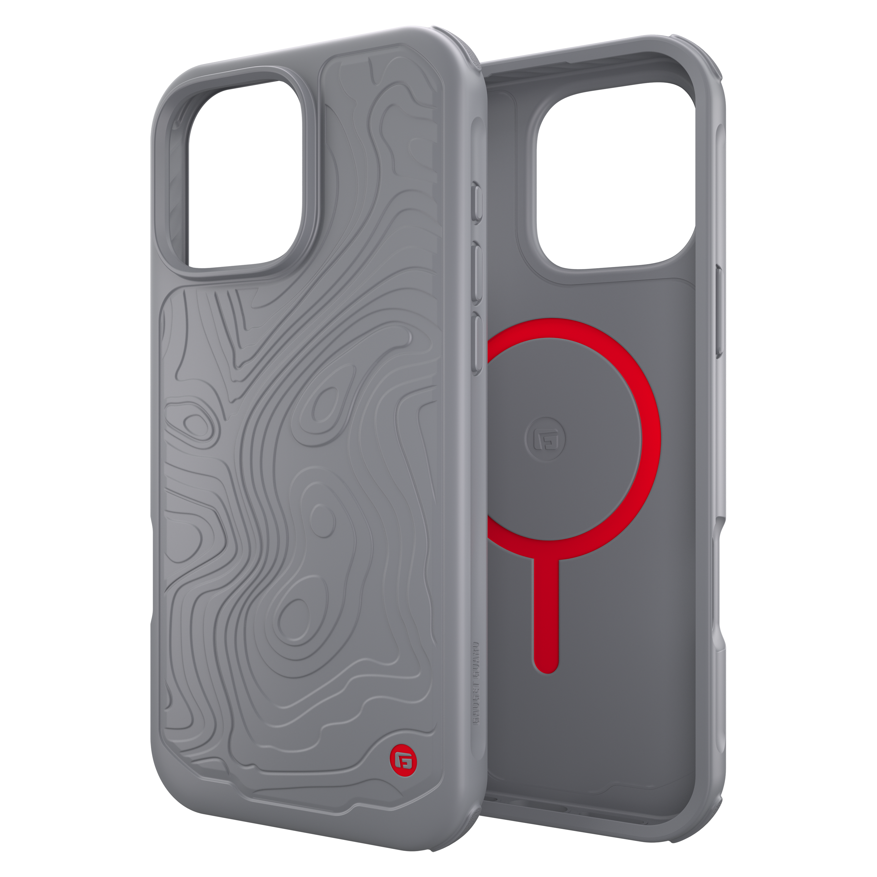 Gadget Guard - Trek Magsafe Case With G-form Protection For Apple Iphone 16 Pro Max - Anthracite