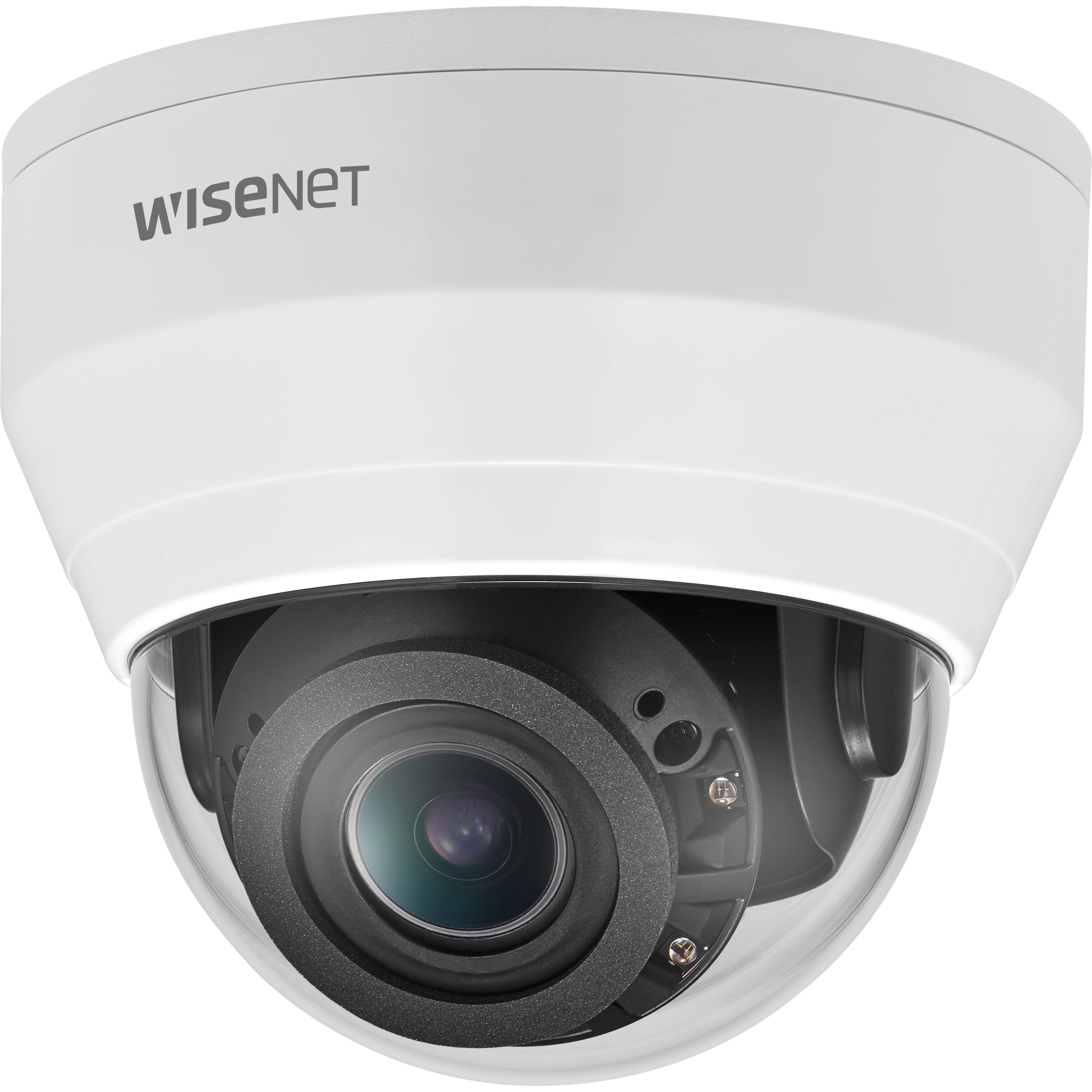 HANWHA Wisenet QND-8080R 5 Megapixel Indoor Network Camera - Color - Dome - White, 10 mm, Wired