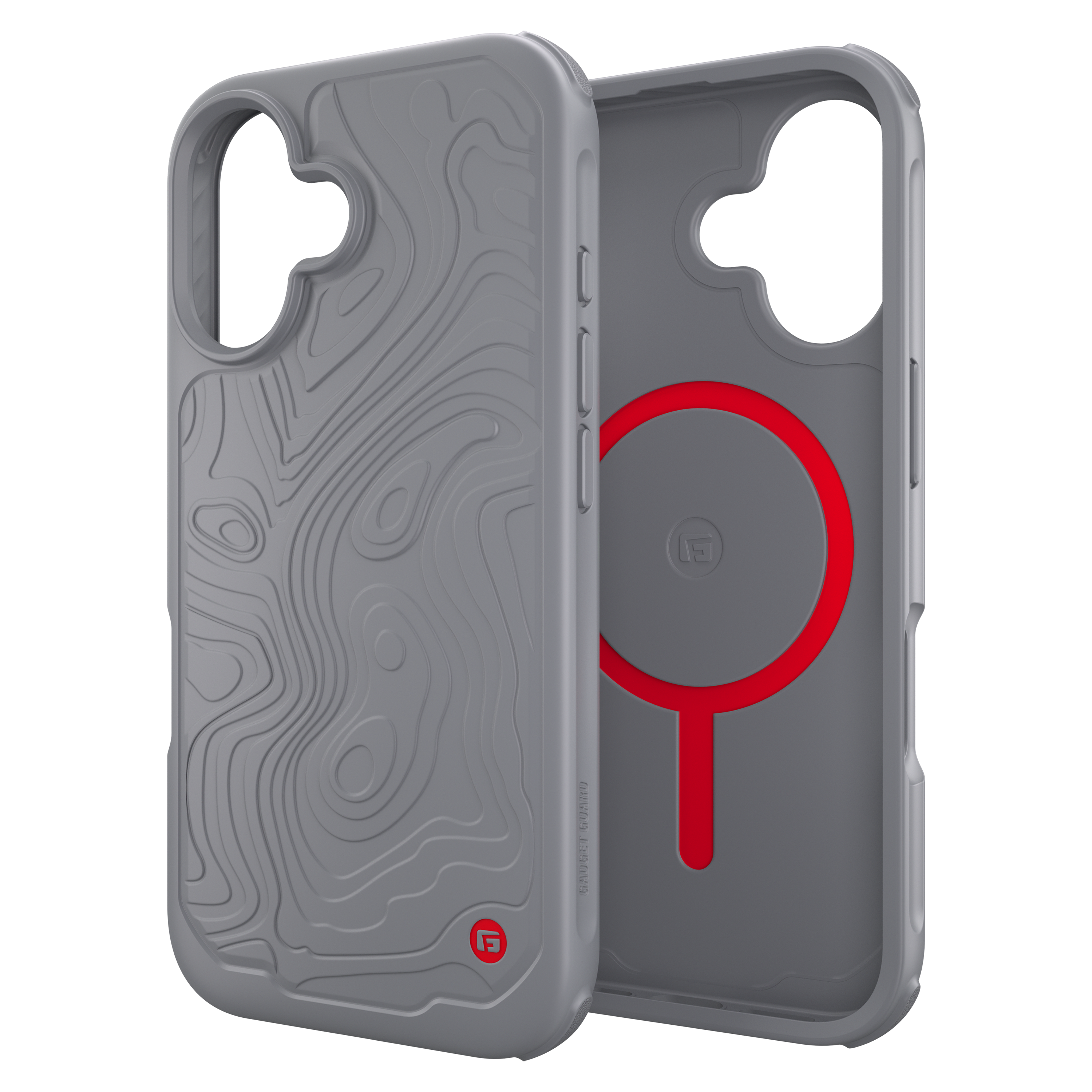 Gadget Guard - Trek Magsafe Case With G-form Protection For Apple Iphone 16 - Anthracite