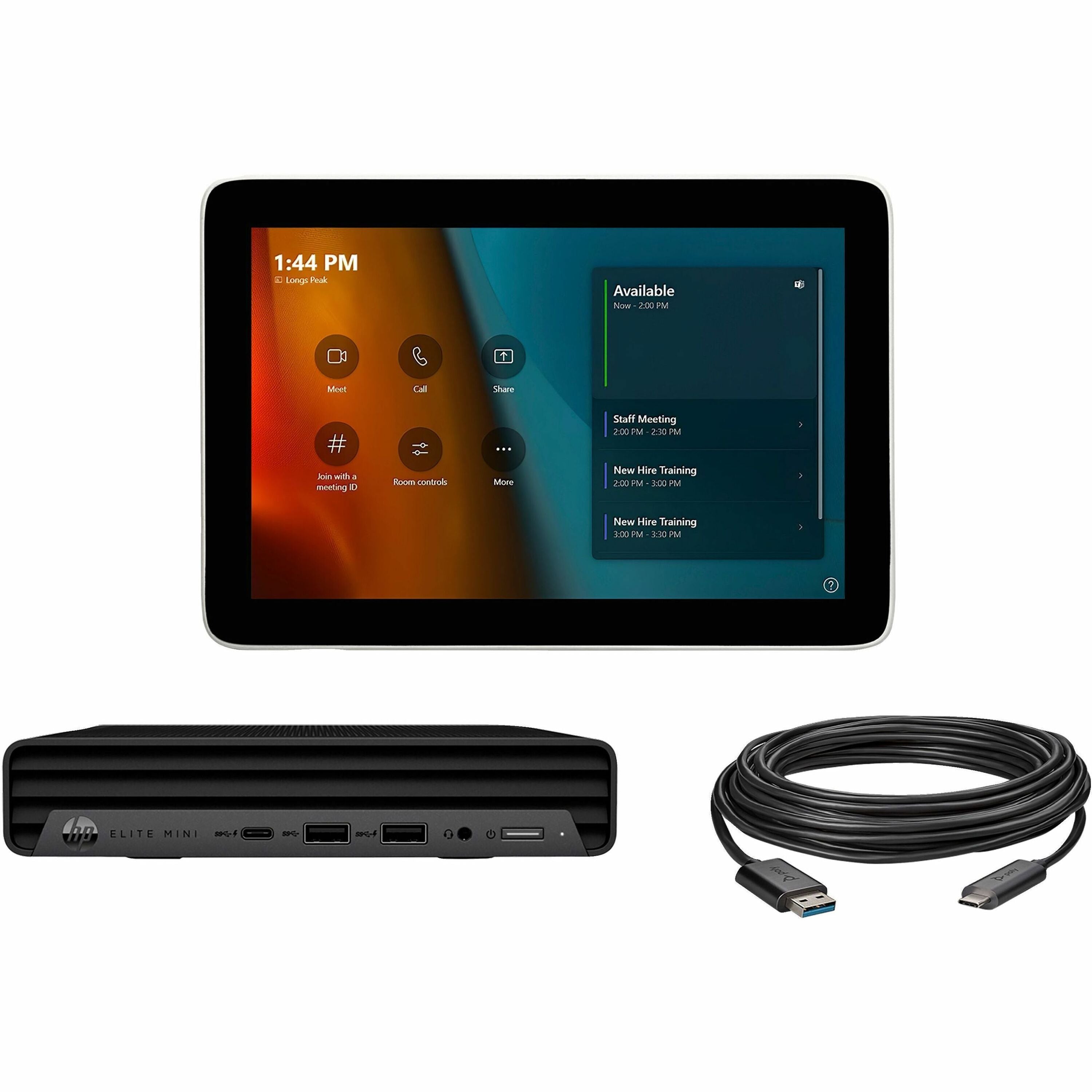 HP Poly Video Conference Equipment - For Video Conferencing, 9J694AA, Black