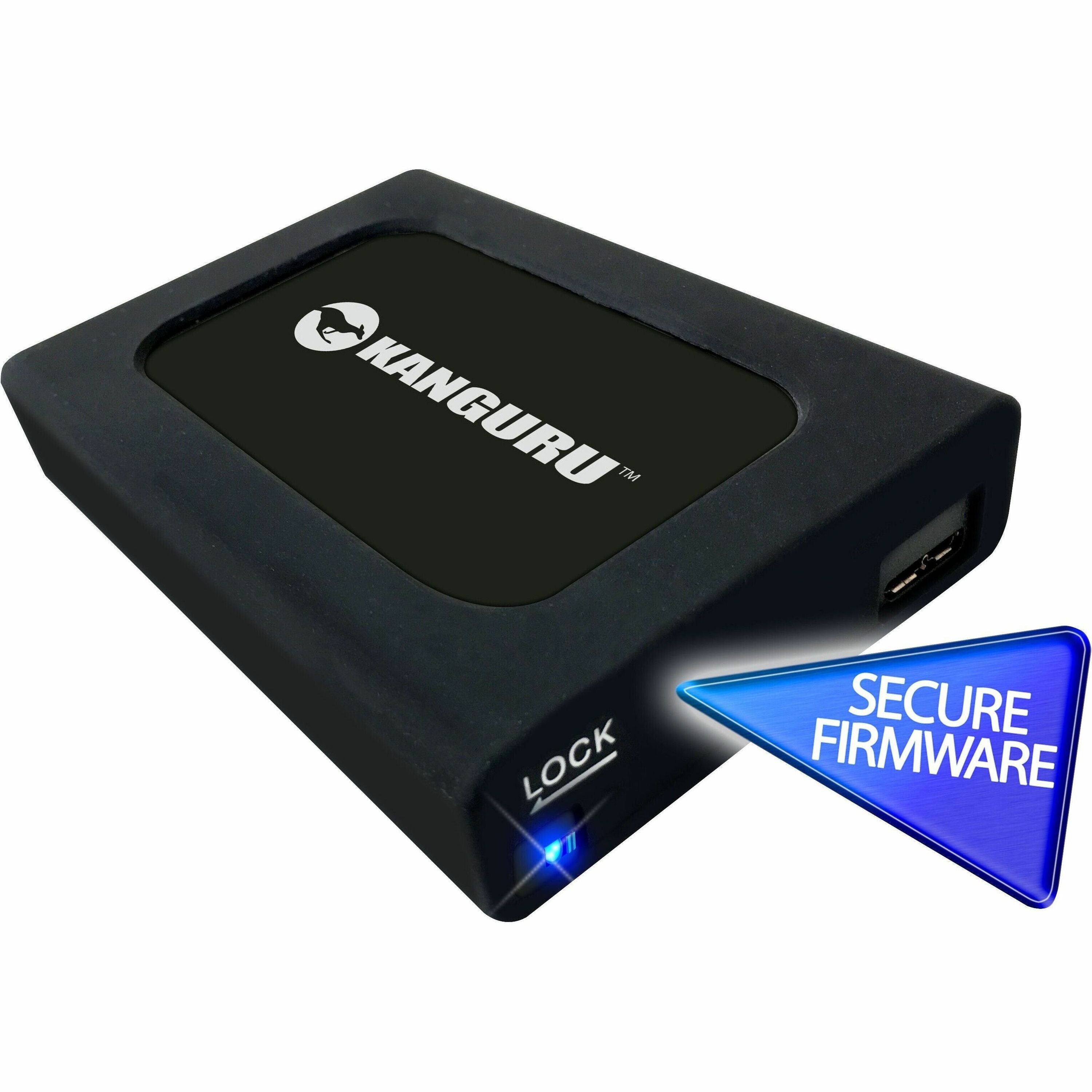 iStorage/Kanguru UltraLock U3-2HDWP 8 TB Portable Solid State Drive - 2.5" External - TAA Compliant