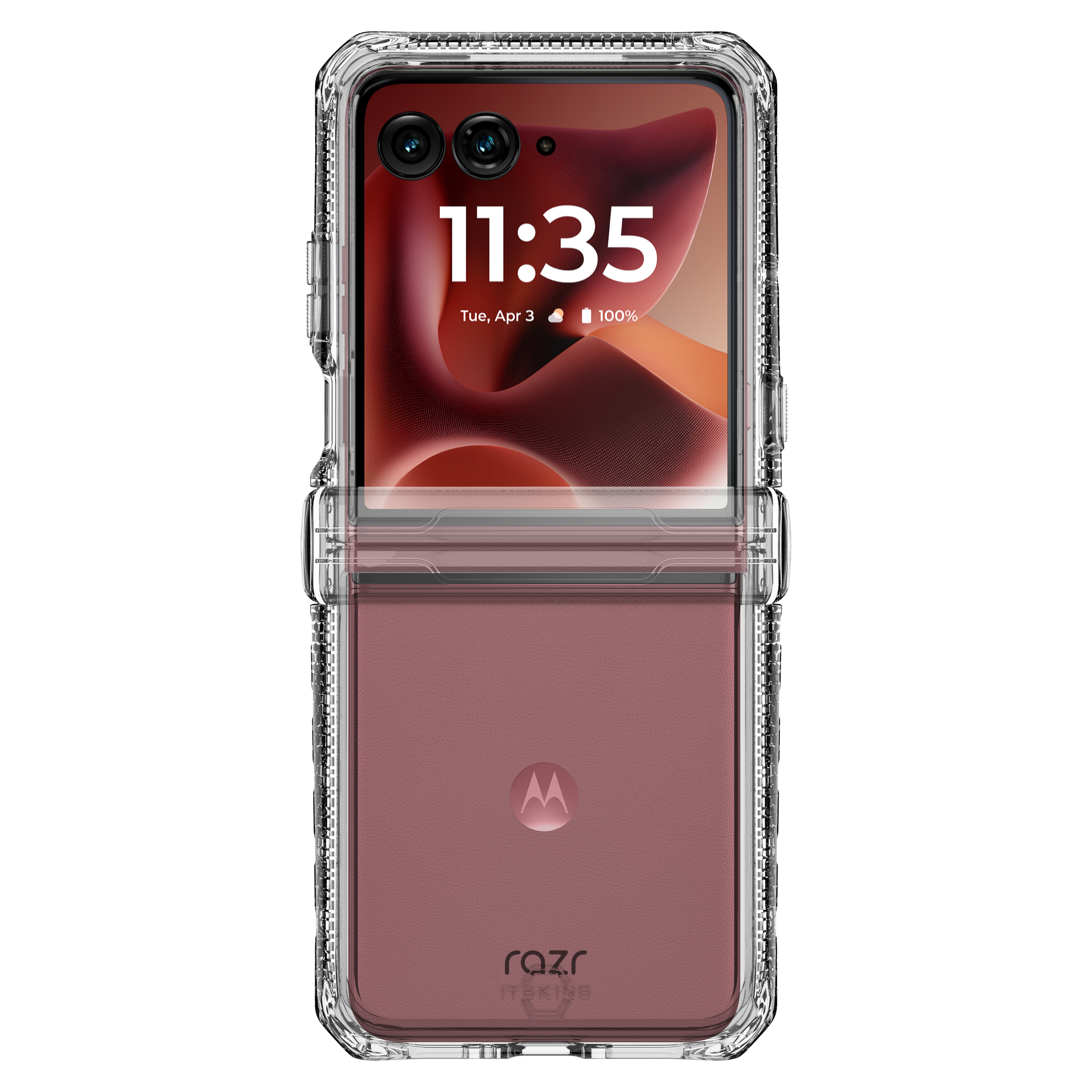 Itskins - Hybridr Clear Case For Motorola Razr Ultra - Transparent