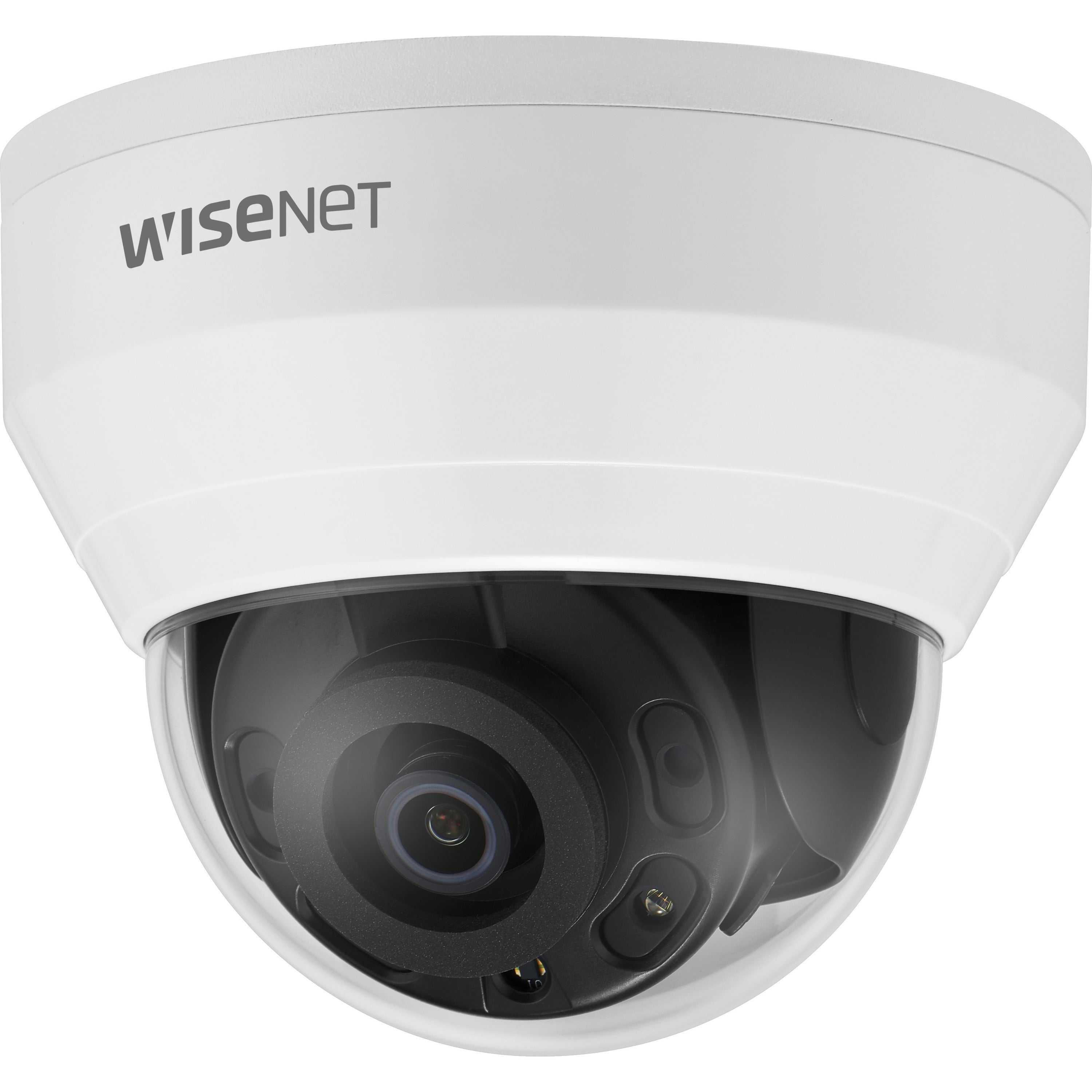 HANWHA Wisenet QND-8020R 5 Megapixel Network Camera - Color - Dome - White, 4 mm, QND8020R, Wired