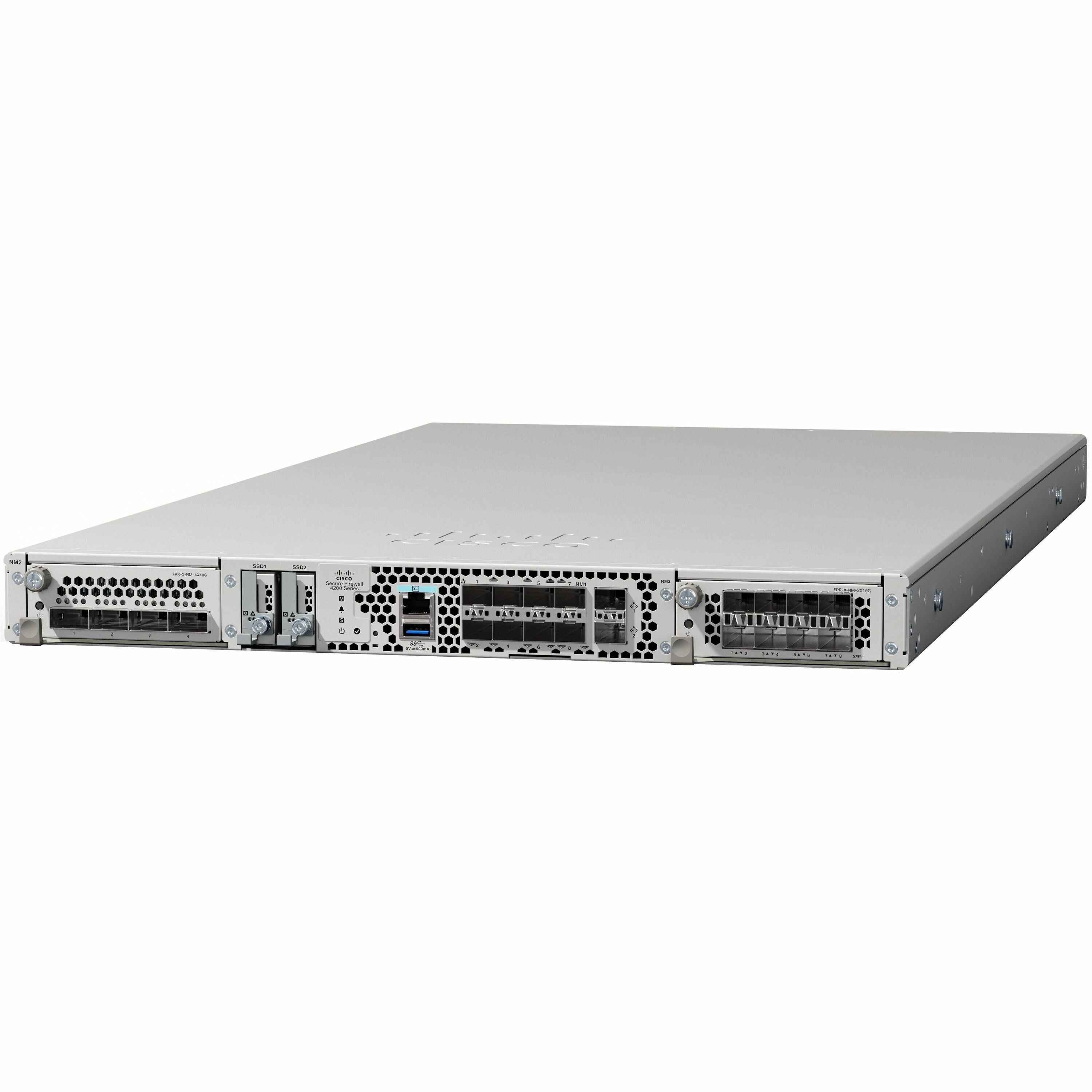 Cisco Secure Firewall 4200 Series appliances The Cisco Secure Firewall 4200 Series is a high-end firewall designed to meet the security requirements of large enterprises,
