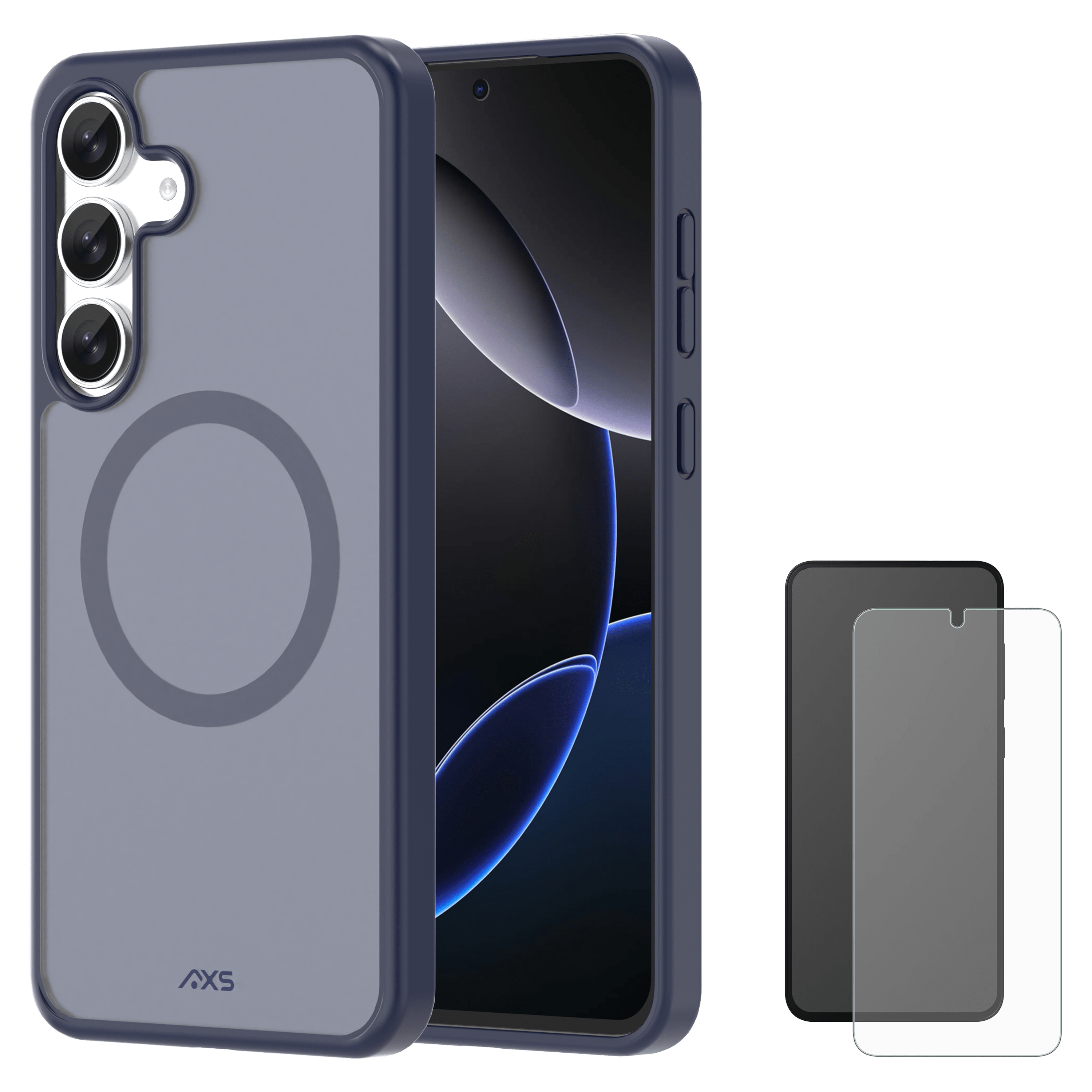 axs-proshield-magsafe-case-with-armorglass-pack-for-samsung-galaxy-s25-fe-blue