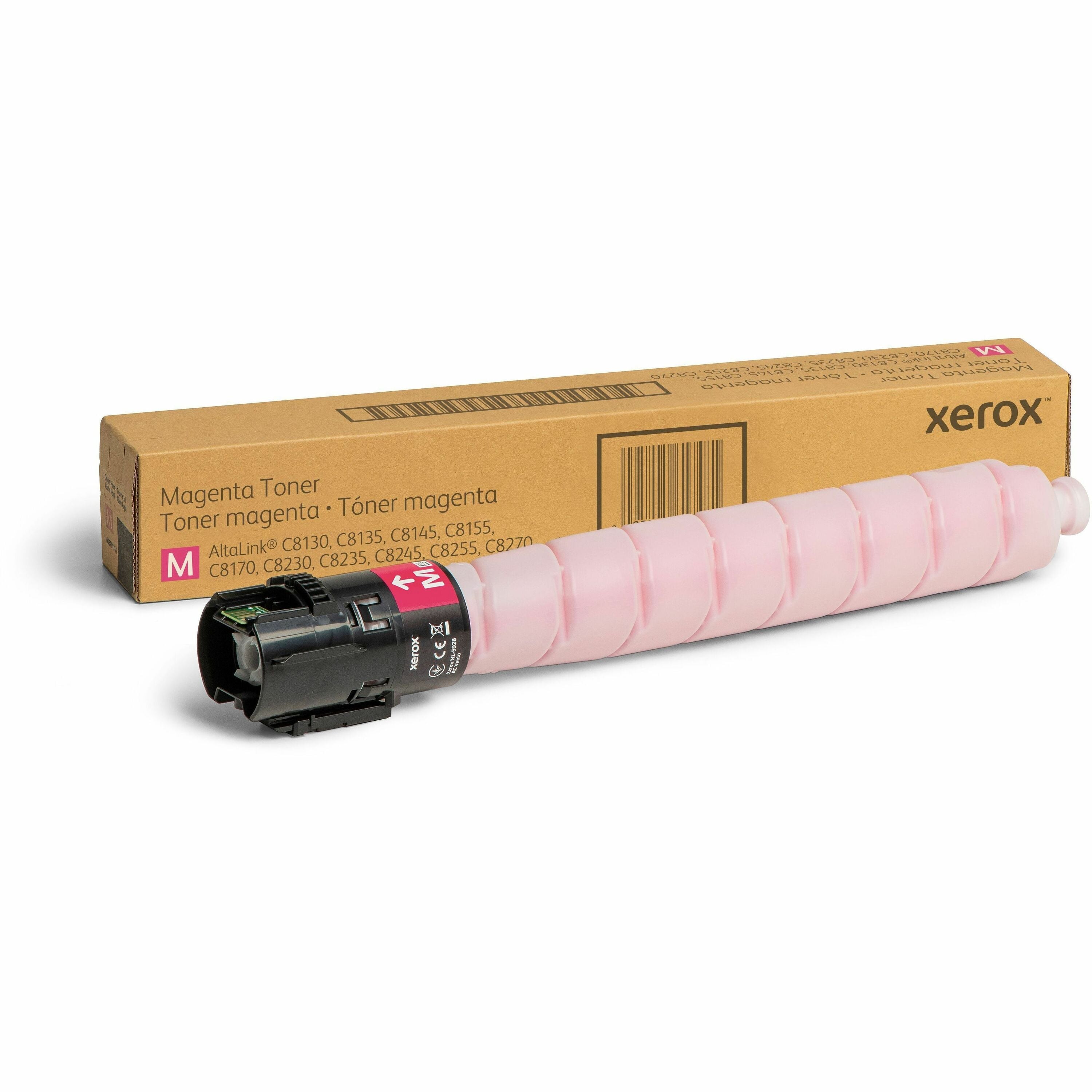 Xerox Genuine Xerox&reg; AltaLink&reg; C8100 Series Color Multifunction Printers&acirc;&euro;&acirc;C8200 Series Color Multifunction Printers Magenta Toner Cartridge