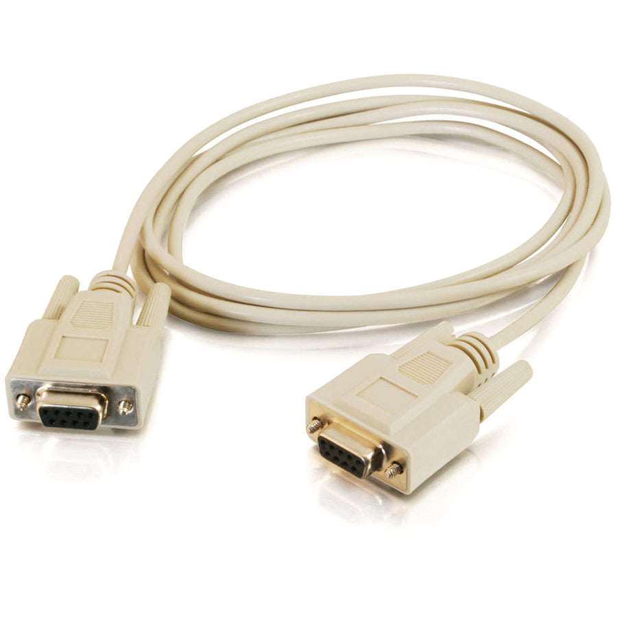 Legrand C2G 6ft DB9 F/F Null Modem Cable - Beige