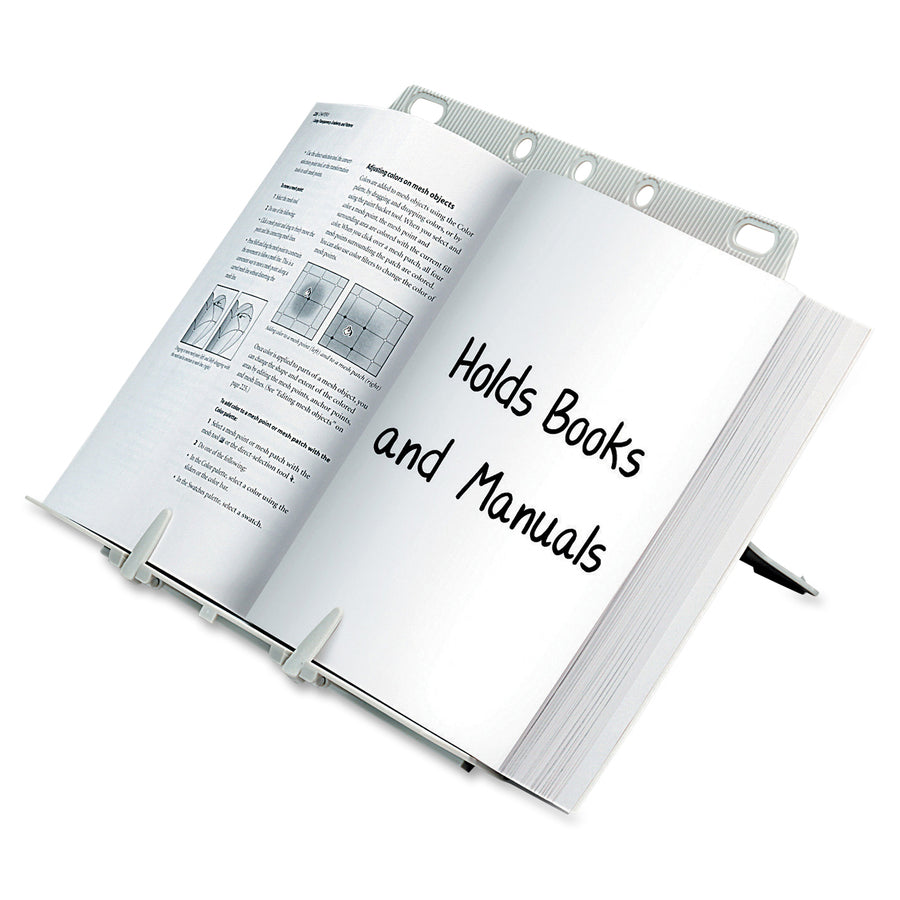 Fellowes Booklift Copyholder - Platinum, 10.88 oz, Gray