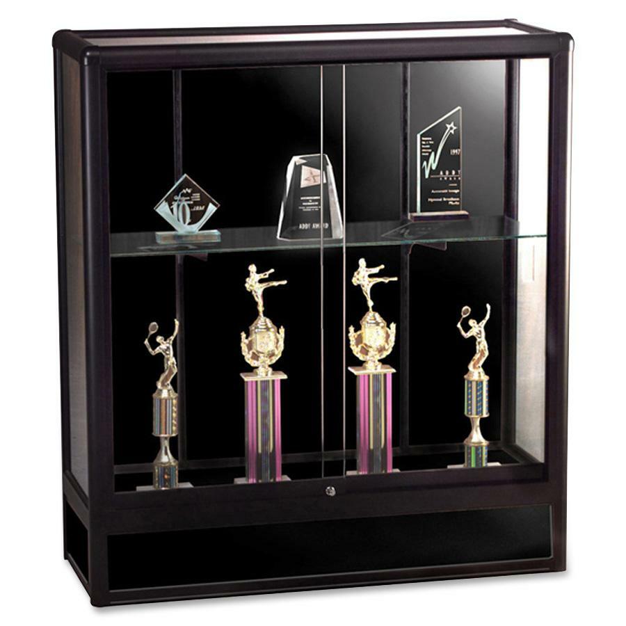 Balt Counter Height Display Case, 98B8314, Black
