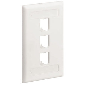 panduit-3-socket-mini-com-classic-faceplate