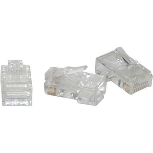 Legrand C2G RJ45 Cat5 8x8 Modular Plug for Flat Stranded Cable - 10pk