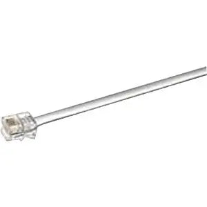 Legrand C2G 7ft RJ12 6P6C Straight Modular Cable, Male, 7 ft, Silver