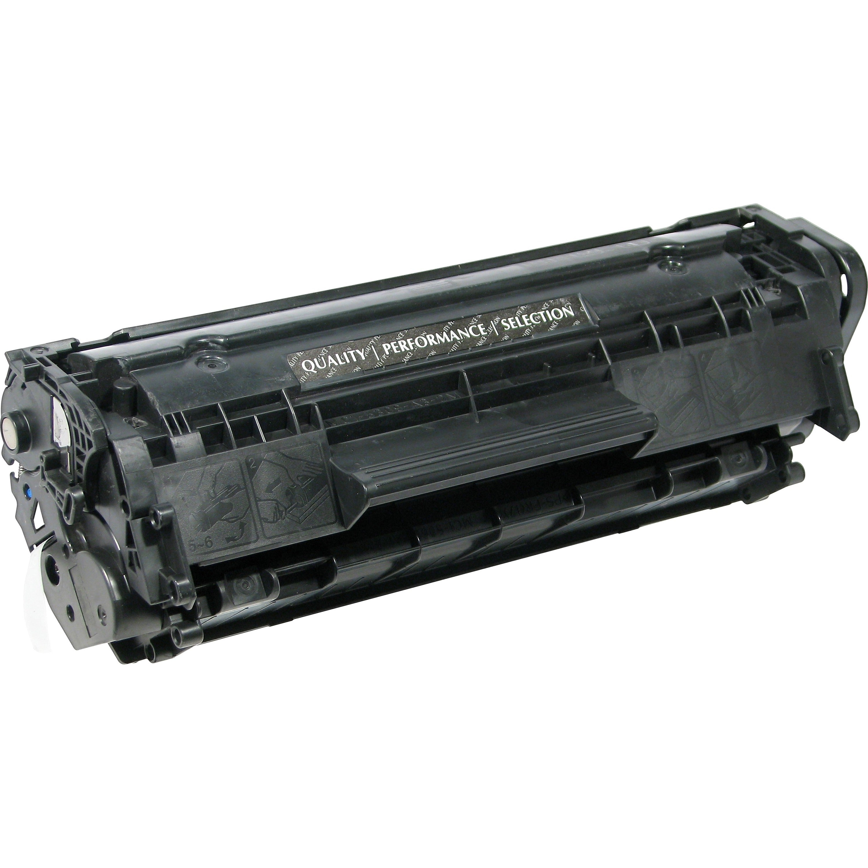 V7 V712AG Laser Toner Cartridge (Q2612A, 95387, 99B-01956) - Black Pack