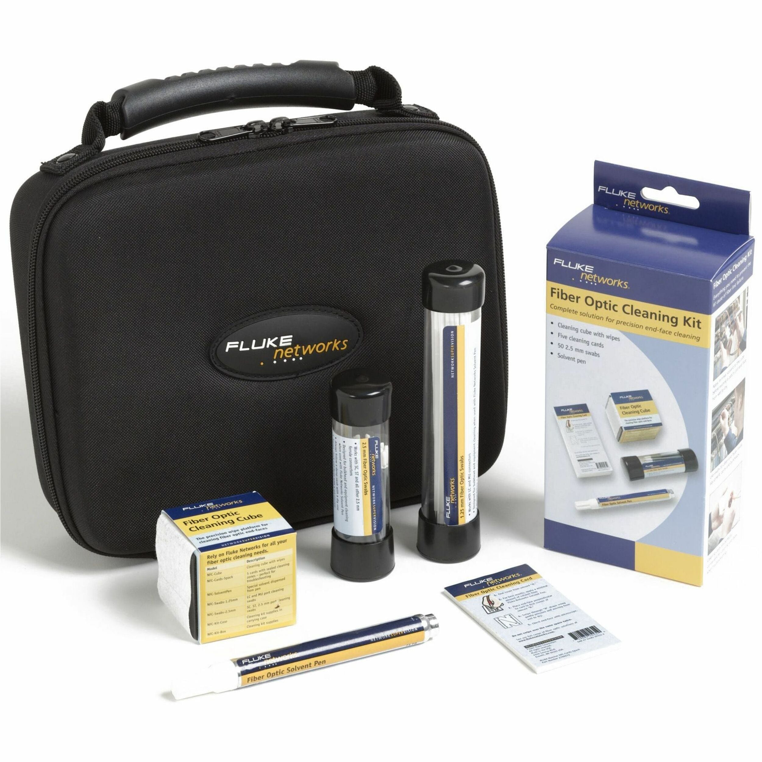 Fluke Networks Fiber Optic Cleaning Kit