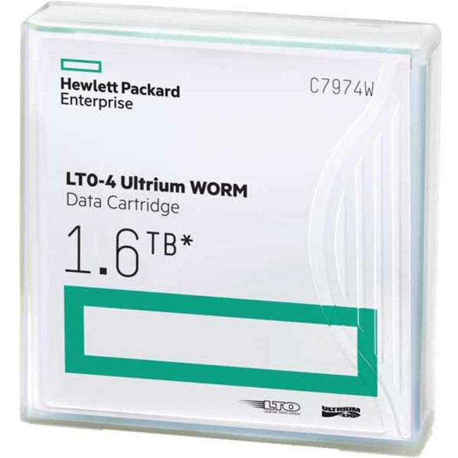 Hewlett Packard HPE LTO Ultrium 4 WORM Tape Cartridge, C7974W