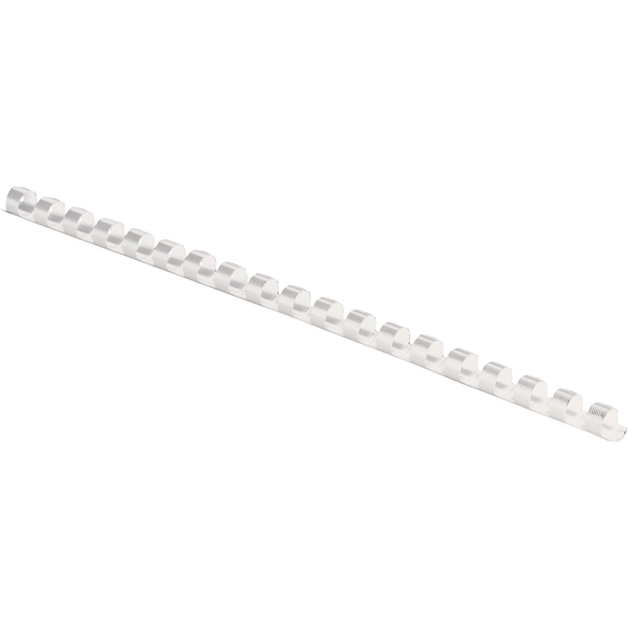 Fellowes Plastic Combs - Round Back 5/16" 40 sheets White, 100 pk