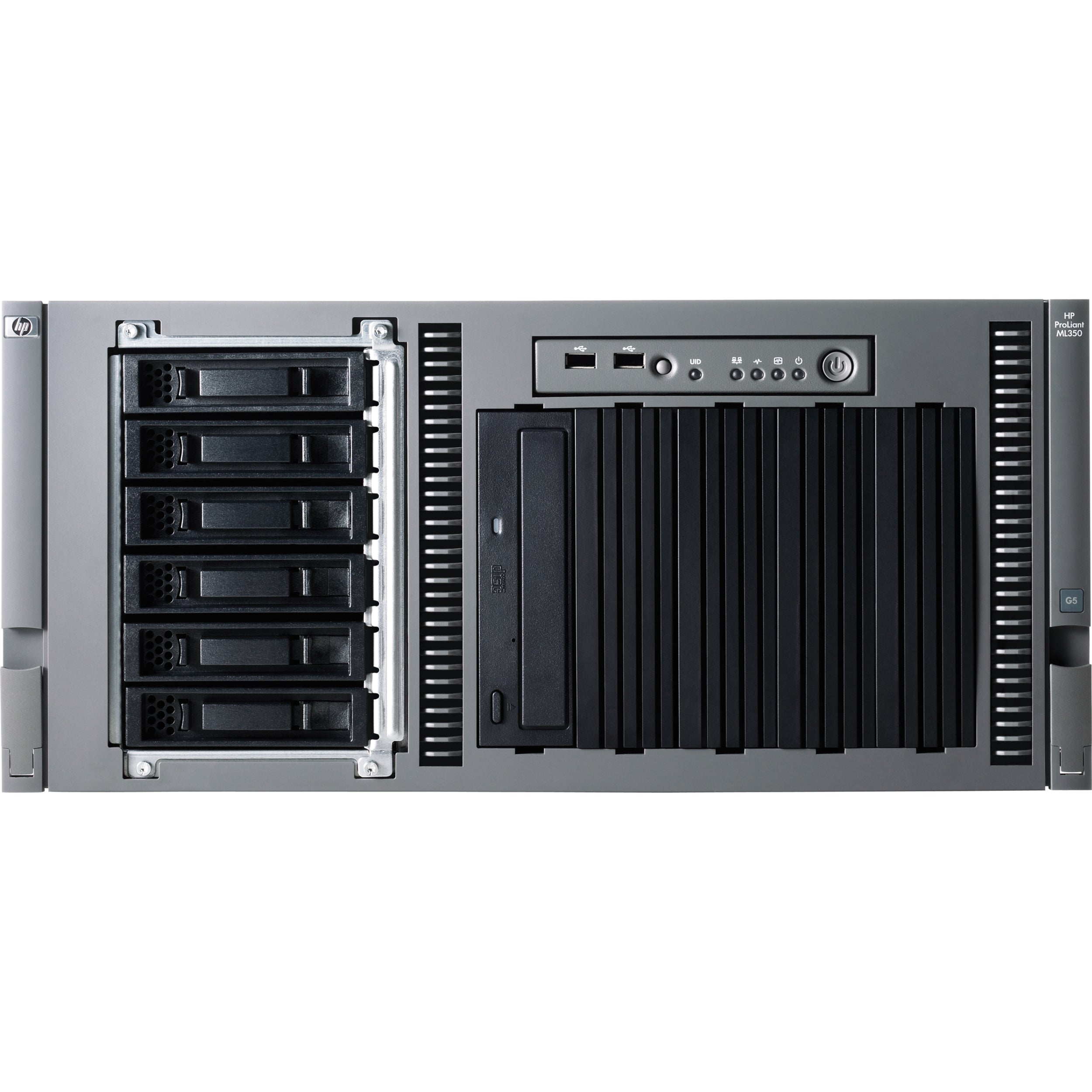 HPE ProLiant ML350 G5 5U Rack Server - 1 Xeon E5420 2.50 GHz - 2 GB RAM - Serial ATA, Serial Attached SCSI (SAS) Controller