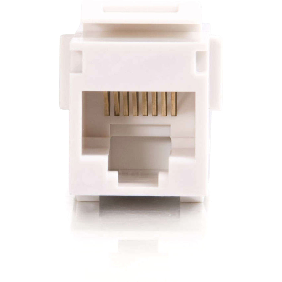 Legrand C2G RJ45 (8P8C) Coupler Keystone Insert Module - White