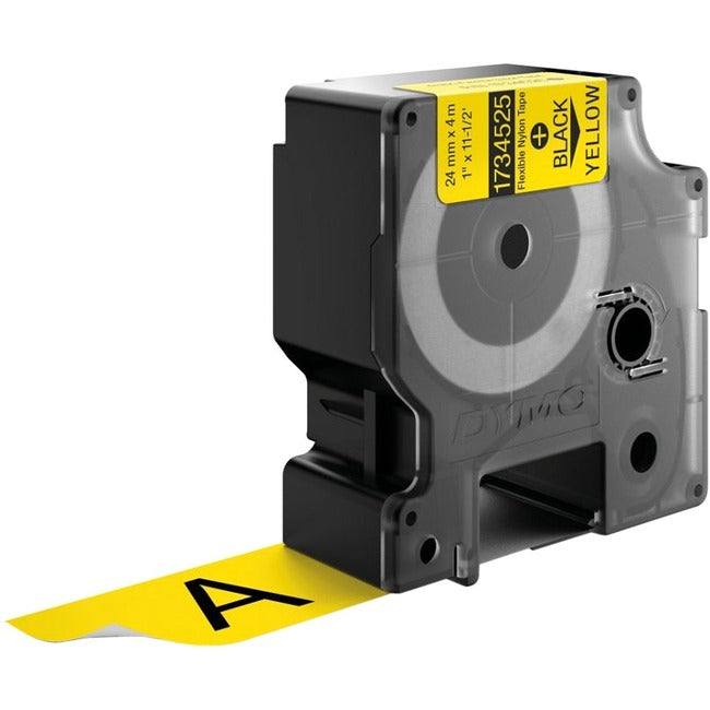 Dymo Flexible Nylon Label Tape, Yellow