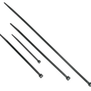 Legrand C2G 11.5in Releasable/Reusable Cable Ties - Black - 50pk