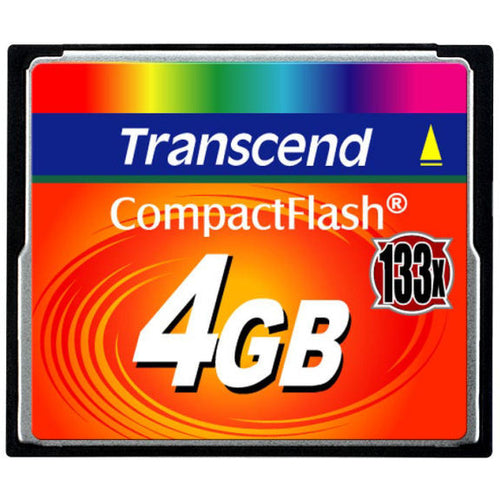 Transcend 4GB CompactFlash Card (133x) targets users who demand superior performance at a lower price
