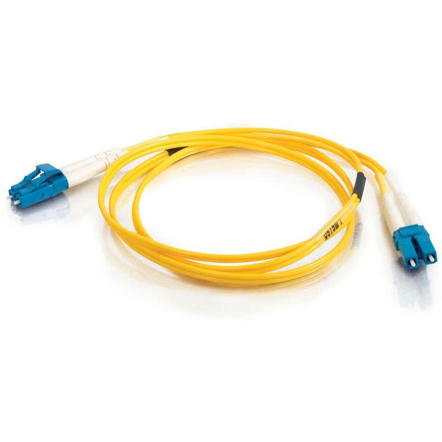 Legrand C2G 6m LC-LC 9/125 OS1 Duplex Singlemode PVC Fiber Optic Cable (USA-Made) - Yellow