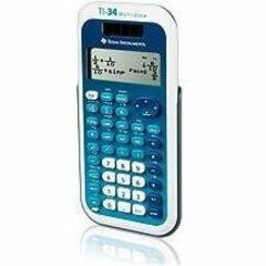 Texas Instruments TI-34 MultiView Calculator - 4 Line(s) - 16 Digits - LCD - Battery/Solar Powered - Plastic