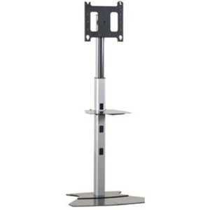 Legrand Chief Medium Flat Panel Floor Stand - For Displays 32-65" - Black