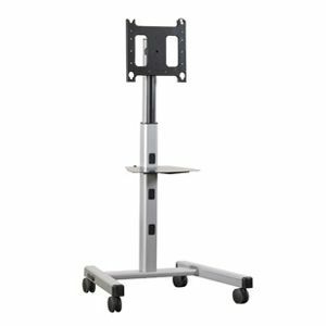 Legrand Chief PFC2000S Flat Panel Mobile Stand, 65 in, Silver