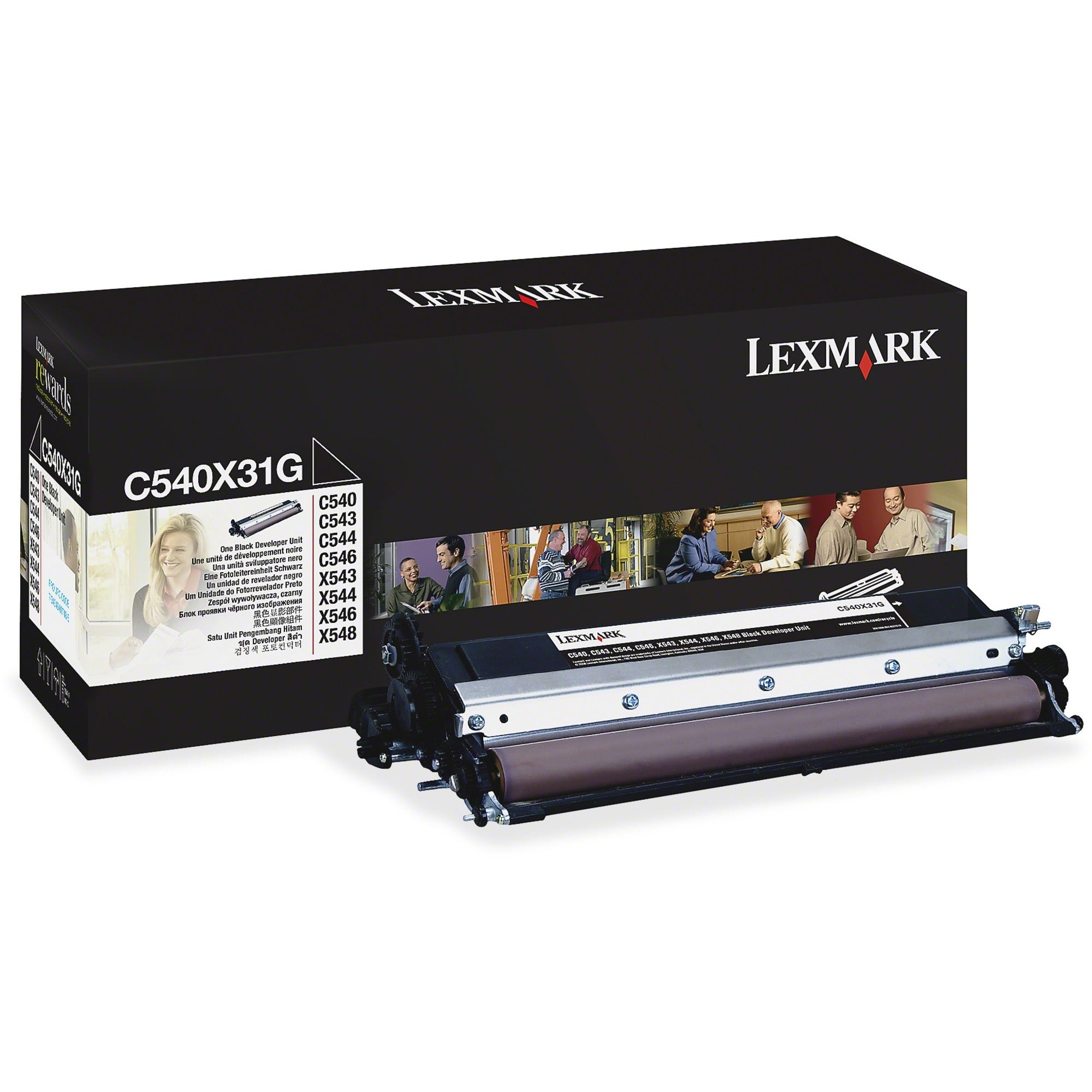 Lexmark Black Developer Unit For C54X Printer – Certified Pre-Owned ...