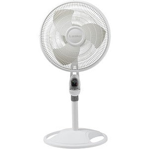 Lasko Oscillating Stand Fan - 406mm Diameter - 3 Speed - White