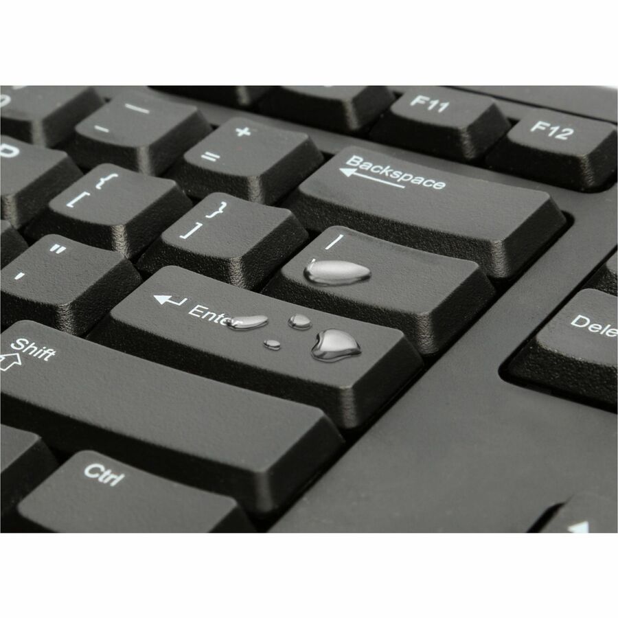Kensington Keyboard for Life, 0.70", Black, Cable, K64370, 18", K64370A, USB