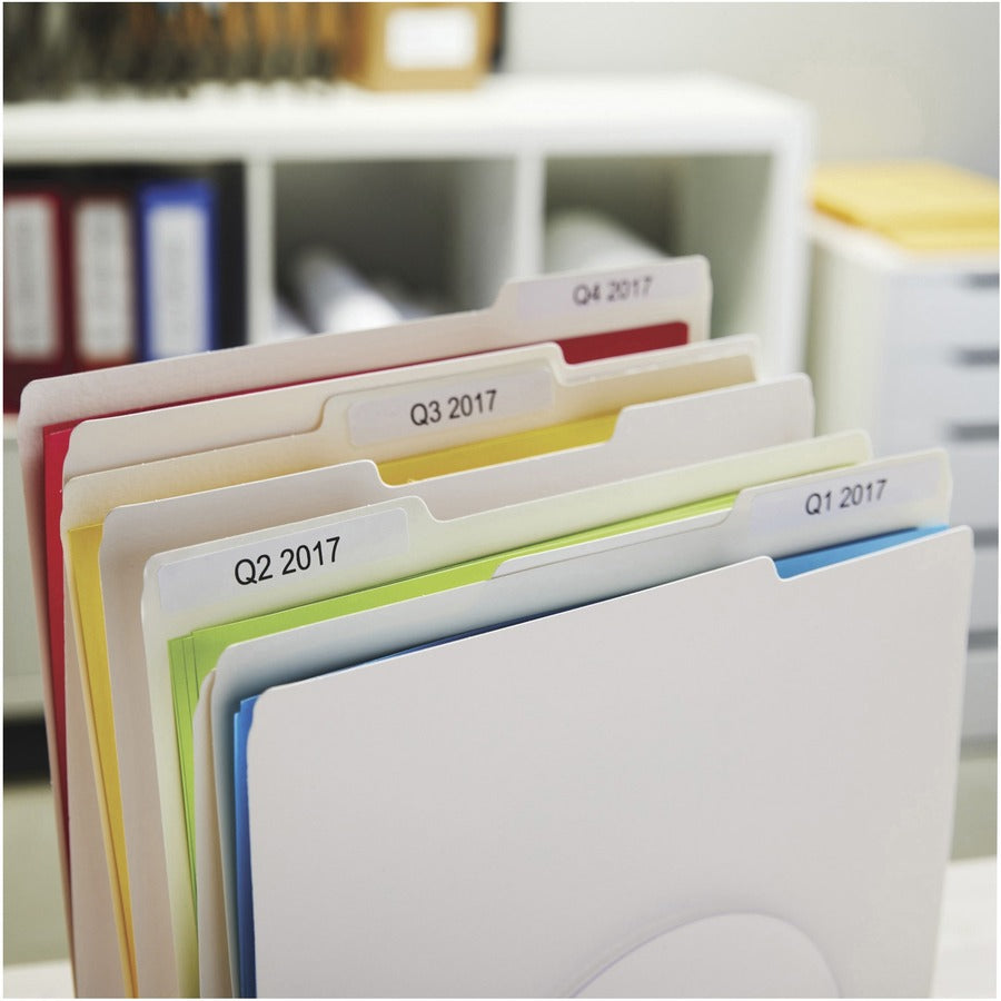 Newell Dymo 30327 Labelwriter File Folder Labels, 16 in, CoStar LabelWriter XL Printers, White