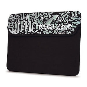 Mobile SUMO Graffiti 15" MacBook Pro Sleeve, 15.4 in, Black, ME-SUMO77151M
