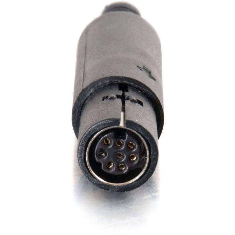 Legrand C2G 8-pin Mini Din Female Connector - mini-DIN, Black