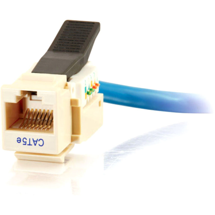 Legrand C2G Cat5E RJ45 UTP Toolless Keystone Jack - Ivory