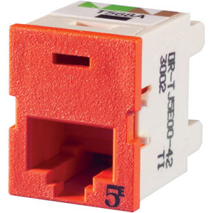 Legrand TJC5ECLRTYT568A/BRED, TJ5E00-42, TracJack OR-TJ5E00-42 Cat.5e Connector