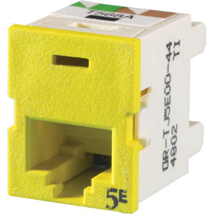 Legrand TJC5ECLRTYT568A/BYLW, Yellow, TJ5E00-44