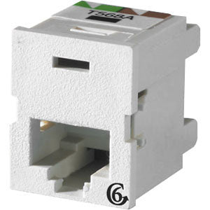 Legrand Ortronics TracJack OR-TJ600-88 Cat.6 Connector - RJ-45 Network - Cloud White