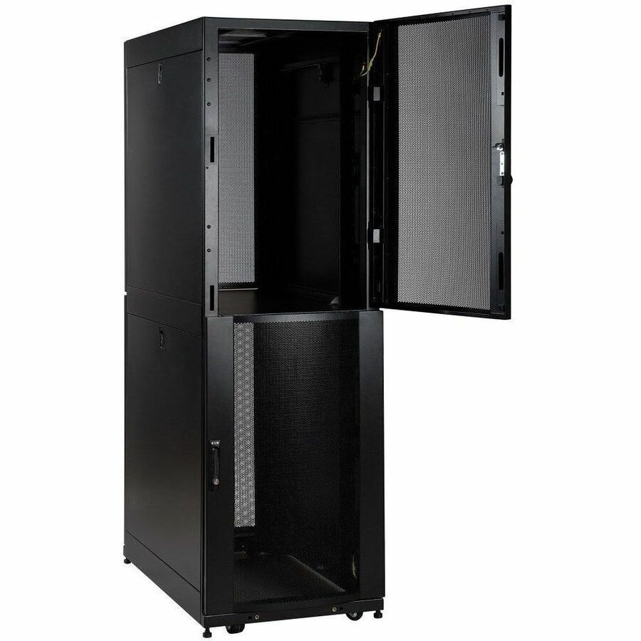 Eaton Tripp Lite Series 42U SmartRack Co-Location Standard-Depth Rack Enclosure Cabinet - 2 separate compartments